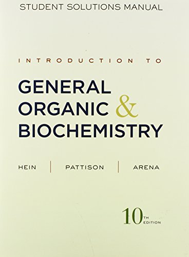 Stock image for Introduction to General, Organic, and Biochemistry: Student Solutions Maual for sale by ThriftBooks-Dallas