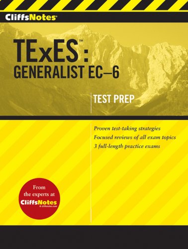 Imagen de archivo de CliffsNotes TExES: Generalist EC-6 a la venta por HPB-Red