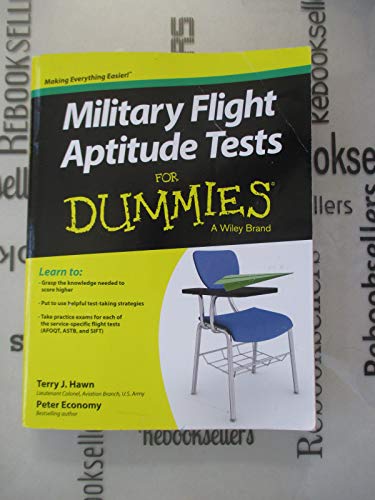 Stock image for Military Flight Aptitude Tests For Dummies for sale by Goodwill Southern California