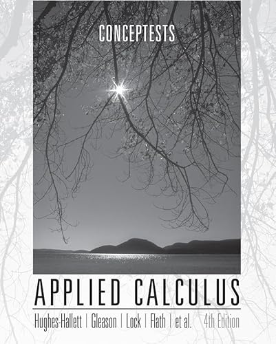 9780470601914: Applied Calculus: ConcepTests