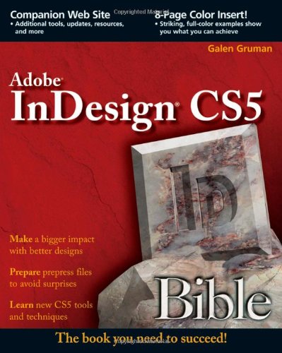 Imagen de archivo de InDesign CS5 Bible a la venta por BookHolders