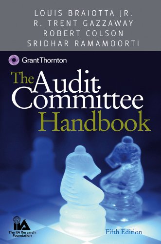 Beispielbild fr The Audit Committee Handbook, GT Custom Version zum Verkauf von Better World Books