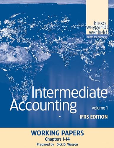 9780470613467: Intermediate Accounting, Working Papers, Volume 1: IFRS Edition