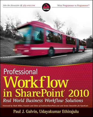 Imagen de archivo de Professional Workflow in Sharepoint 2010: Real World Business Workflow Solutions a la venta por ThriftBooks-Dallas