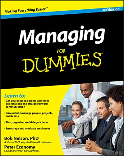 Beispielbild fr Managing For Dummies zum Verkauf von Zoom Books Company