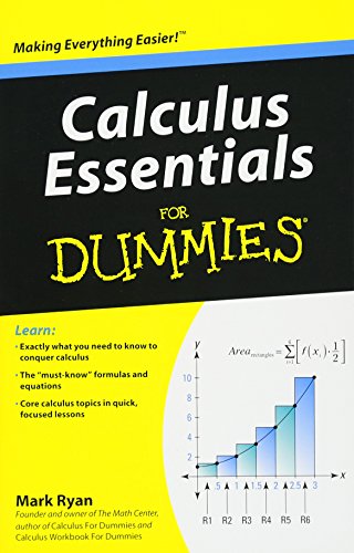 9780470618356: Calculus Essentials For Dummies
