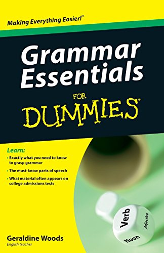 Beispielbild fr Grammar Essentials for Dummies zum Verkauf von Better World Books