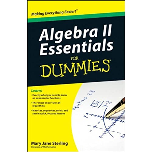 9780470618400: Algebra II Essentials For Dummies