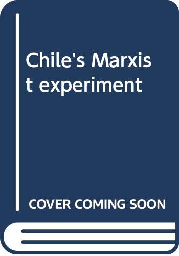 9780470619100: Chile's Marxist Experiment