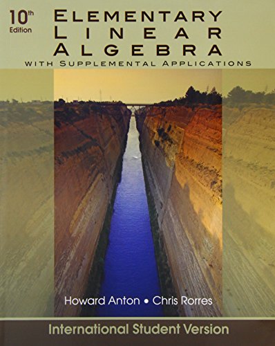 9780470620632: Elementary Linear Algebra with Applications 10th Edition International Student Version with WileyPLUS Set (Wiley Plus Products)