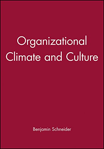 Stock image for Organizational Climate and Culture (Frontiers of Industrial and Organizational Psychology) for sale by Chiron Media