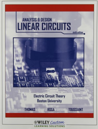 9780470630099: The Analysis & Design of Linear Circuits