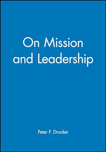 Beispielbild fr On Mission and Leadership zum Verkauf von Blackwell's