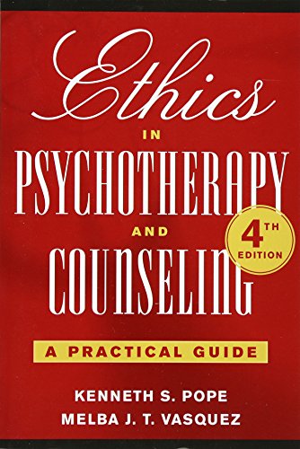 Beispielbild fr Ethics in Psychotherapy and Counseling 4th Edition: A Practical Guide zum Verkauf von Jenson Books Inc
