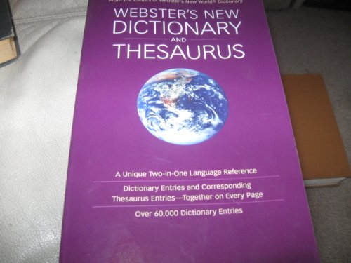 Beispielbild fr Webster's New World Dictionary and Thesaurus zum Verkauf von Better World Books