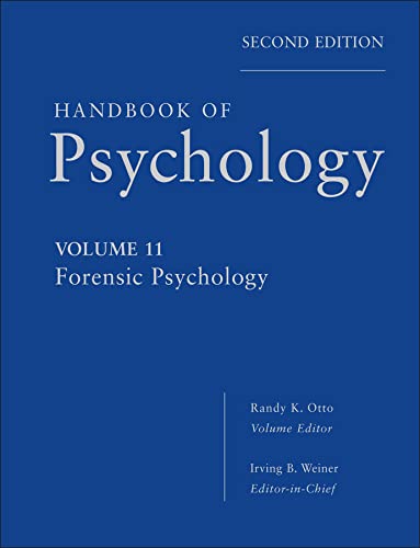 Imagen de archivo de Handbook of Psychology, Forensic Psychology a la venta por HPB-Red