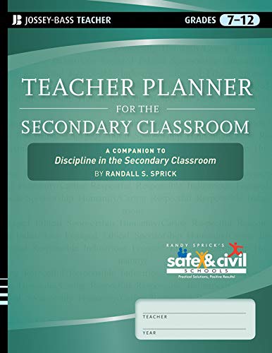 Stock image for Teacher Planner for the Secondary Classroom: A Companion to Discipline in the Secondary Classroom for sale by Your Online Bookstore