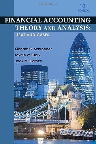 Imagen de archivo de Financial Accounting Theory and Analysis: Text and Cases a la venta por ThriftBooks-Reno