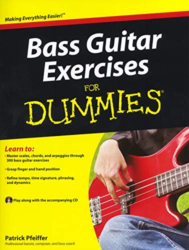 9780470647226: Bass Guitar Exercises for Dummies