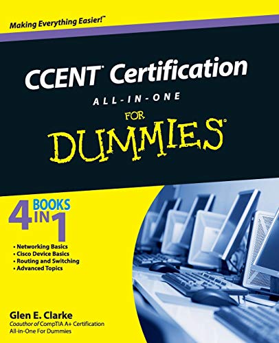 Imagen de archivo de CCENT Certification All-in-One For Dummies a la venta por Once Upon A Time Books