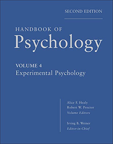 9780470649930: Handbook of Psychology, Volume 4, Experimental Psychology, 2nd Edition