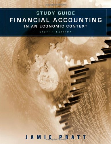 Imagen de archivo de Study Guide to accompany Financial Accounting in an Economic Context 8e a la venta por HPB-Red
