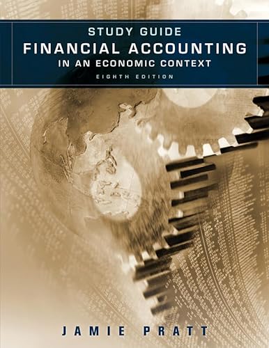 Stock image for Study Guide to accompany Financial Accounting in an Economic Context 8e for sale by HPB-Red