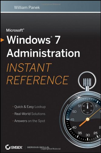 Stock image for Microsoft Windows 7 Administration Instant Reference for sale by SecondSale