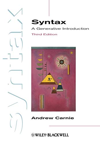 Imagen de archivo de Syntax: A Generative Introduction a la venta por BooksRun