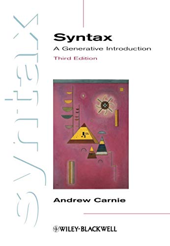 Stock image for Syntax: A Generative Introduction for sale by BooksRun
