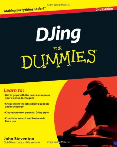 Imagen de archivo de DJing For Dummies, Second Edition a la venta por SecondSale