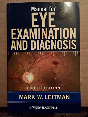 Imagen de archivo de Manual for Eye Examination and Diagnosis a la venta por SecondSale