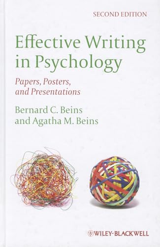 Beispielbild fr Effective Writing in Psychology: Papers, Posters, and Presentations zum Verkauf von BooksRun