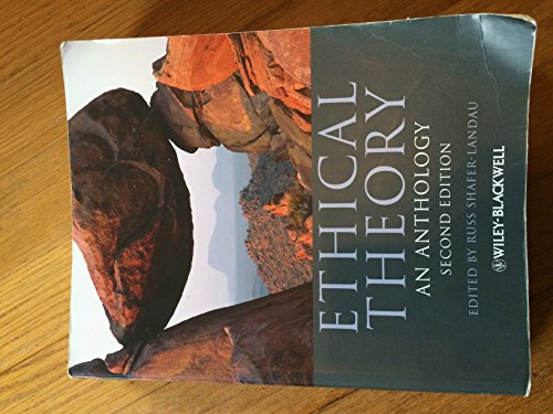 Beispielbild fr Ethical Theory: An Anthology zum Verkauf von Ergodebooks