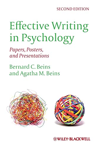 Beispielbild fr Effective Writing in Psychology 2e: Papers, Posters,and Presentations zum Verkauf von Homeless Books