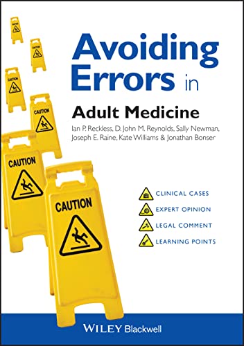 Imagen de archivo de Avoiding Errors in Adult Medicine a la venta por Better World Books Ltd