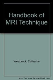 9780470674628: Handbook of MRI Technique