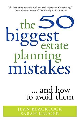 Stock image for The 50 Biggest Estate Planning Mistakes.and How to Avoid Them (Canadian Guides) for sale by Chiron Media