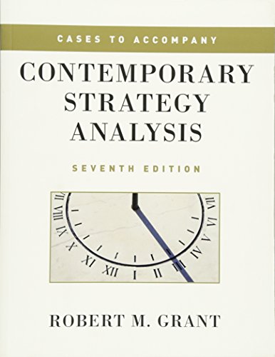 Beispielbild fr Cases to Accompany Contemporary Strategy Analysis zum Verkauf von SecondSale