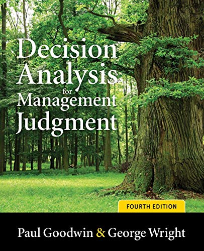 Stock image for Decision Analysis for Management Judgment for sale by SecondSale