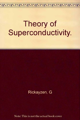 Imagen de archivo de Theory of Superconductivity a la venta por Zubal-Books, Since 1961