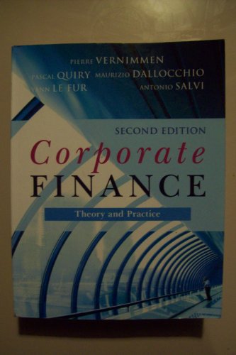 Stock image for Corporate Finance: Theory and Practice for sale by Ammareal
