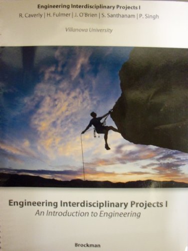 Stock image for Introduction to Engineering: Modeling and Problem Solving (Villanova University | Engineering Interdisciplinary Projects I) for sale by Wonder Book