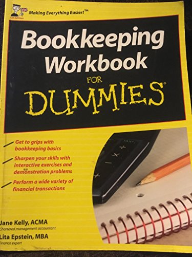 Stock image for Bookkeeping Workbook For Dummies for sale by Smith Family Bookstore Downtown