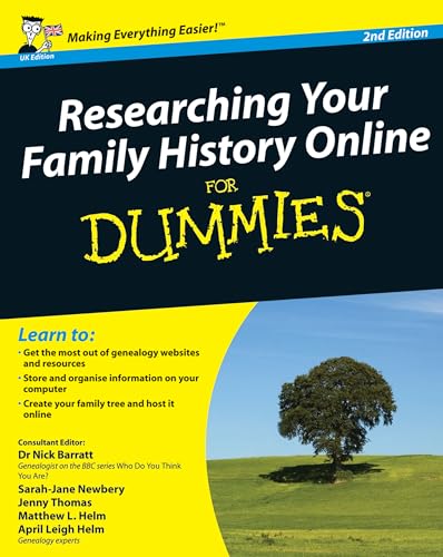 Imagen de archivo de Researching Your Family History Online For Dummies, 2nd Edition (UK Edition) a la venta por Monster Bookshop