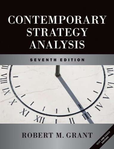 9780470747094: Contemporary Strategy Analysis: Text and Cases