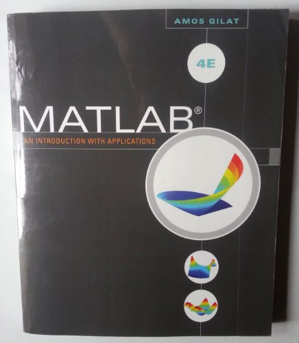 9780470767856: MATLAB: An Introduction with Applications