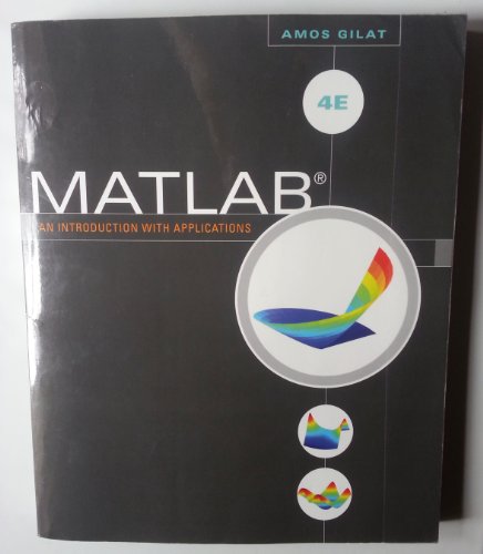 MATLAB: An Introduction with Applications