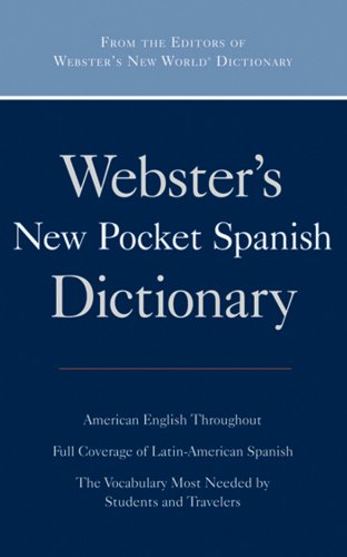 9780470768952: Webster's New Pocket Spanish Dictionary (OMax CUSTOM)