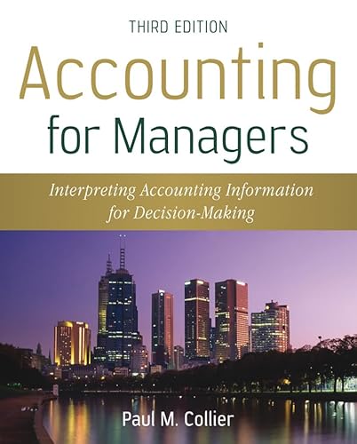 9780470777640: Accounting for Managers: Interpreting Accounting Information for Decision Making